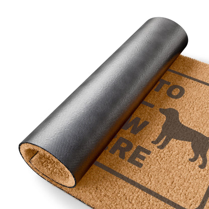Doormat - Funny Dog Welcome Mat